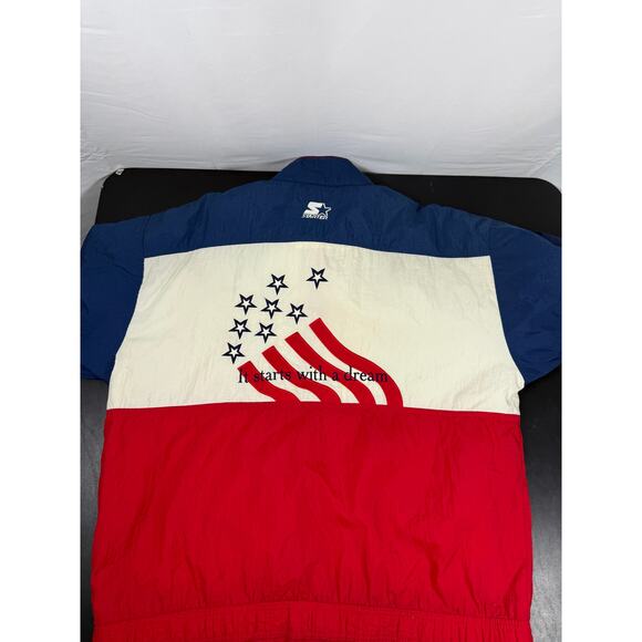 Vintage Starter USA 1996 Atlanta Olympic Games Windbreaker Jacket Size L - Picture 6 of 9